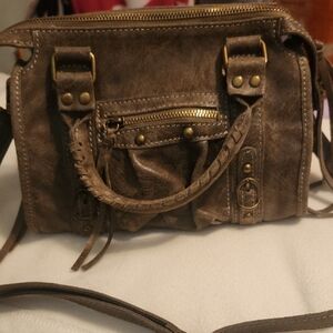 Brown Italian Leather Women's Bag
